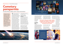 Cometary Panspermia a Radical Theory of Life’S Cosmic Origin and Evolution …And Over 450 Articles, ~ 60 in Nature