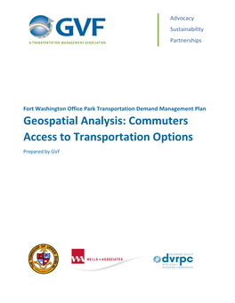 Geospatial Analysis: Commuters Access to Transportation Options