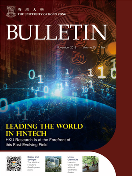 Bulletin November 2018 (Vol. 20 No. 1)