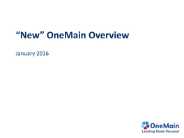 Springleaf Acquisition of Onemain: Creating the “New” Onemain Financial