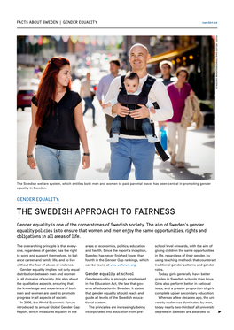 The Swedish Approach to Fairness