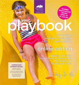 Playbookyour Youth & Adult Recreation Registration Opens April 20 Online Edition