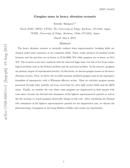 Gaugino Mass in Heavy Sfermion Scenario