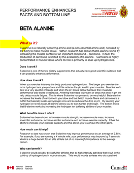 Beta Alanine