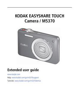 KODAK EASYSHARE TOUCH Camera / M5370