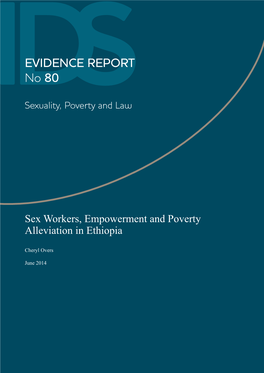 Sex Workers, Empowerment and Poverty Alleviation in Ethiopia