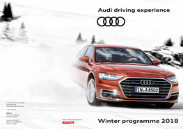 Audi Sport Three Ambitious Programmes