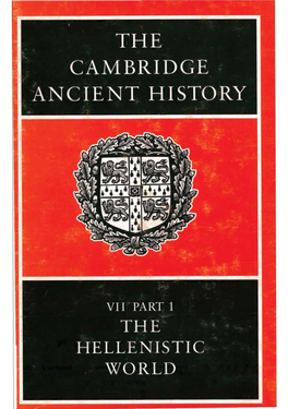 The Cambridge Ancient History