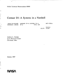 Centaur Dl-A Systems in a Nutshell