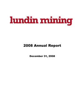 2008 Annual Report