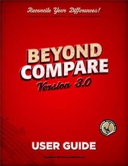 Beyond Compare User Guide