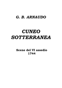 Cuneo Sotterranea