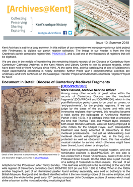 Document in Detail: Diocese of Canterbury Medieval Fragments