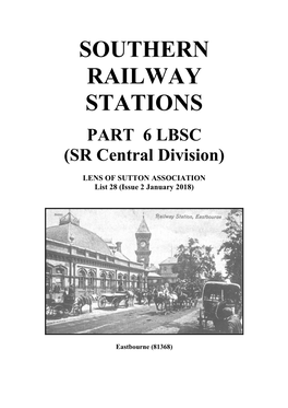 Southern Railway Stations