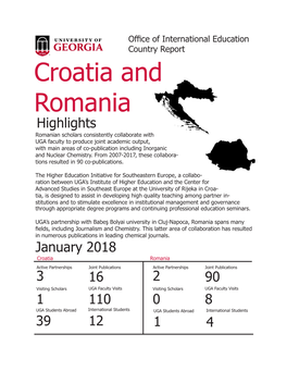 Croatia and Romania 2018