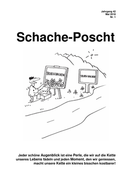 Schache-Poscht Mai 2018