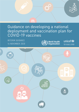 Guidance on Developing a National Deployment and Vaccination Plan