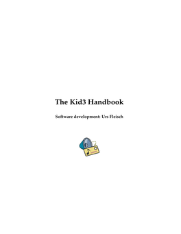 The Kid3 Handbook