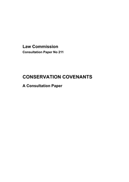 Conservation Covenants