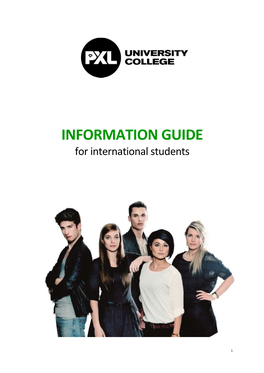 INFORMATION GUIDE for International Students