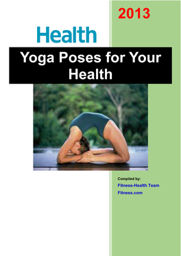 Yoga Poses for Your Health