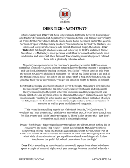 Deer Tick – Negativity