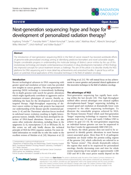 Next-Generation Sequencing
