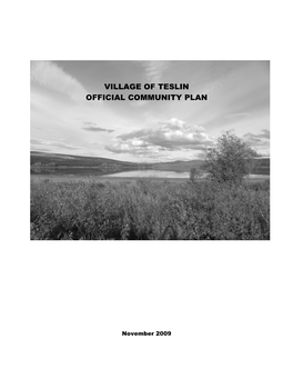 Village of Teslin Official Community Plan