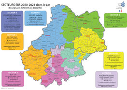 SECTEURS ERS 2020-2021 Dans Le Lot CRESSENSAC-SARRAZAC CAVAGNAC