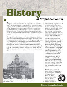 History of Arapahoe County