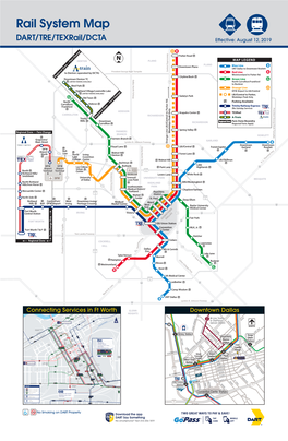 DART / TRE / Texrail / DCTA Effective: August 12, 2019