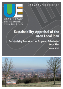 Sustainability Appraisal of the Luton Local Plan