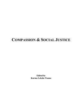 Compassion & Social Justice