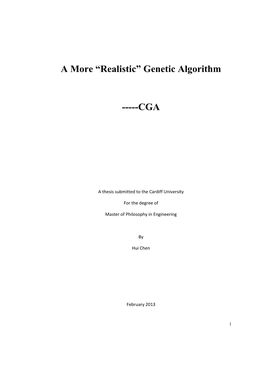 Genetic Algorithm