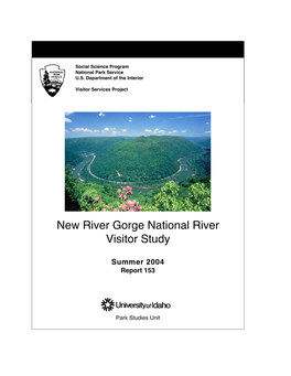 New River Gorge National River Visitor Study