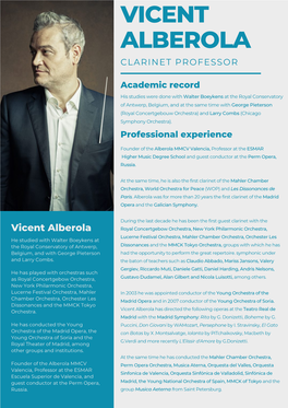 Vicent Alberola Cv