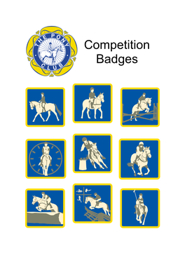 Competition Badges