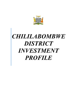 Chililabombwe District Investment Profile