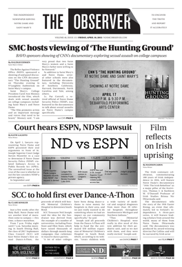 Court Hears ESPN, NDSP Lawsuit SCC to Hold First Ever Dance-A