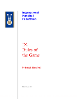 Rules of the Game