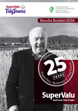 Results Booklet 2016 WINNERS to DATE
