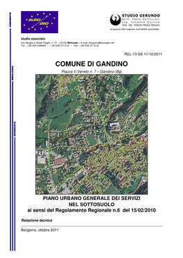 COMUNE DI GANDINO Piazza V.Veneto N