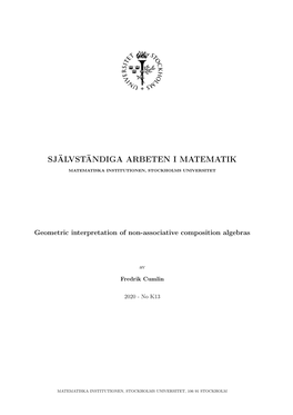 Självständiga Arbeten I Matematik