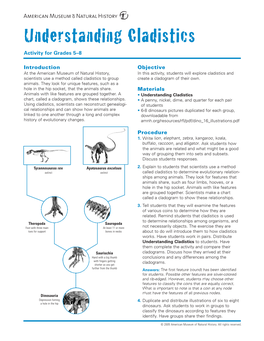 Understanding Cladistics