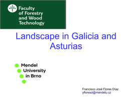 Landscape in Galicia and Asturias