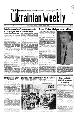 The Ukrainian Weekly 1987