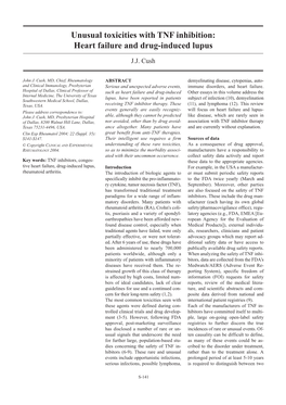 Heart Failure and Drug-Induced Lupus