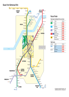 Buses from Battersea Park