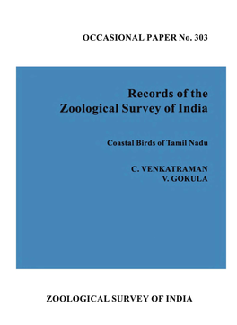 OCCAS, ONAL Paperno,. 303 ZOOLOGI'cal SURVEY of INDI,A