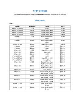 At&T Devices